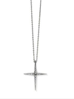 Brighton Illumina Radiance Necklace with Pavé Stones - Silver